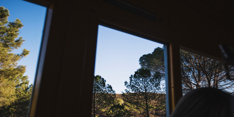 Window for natural ventilation.