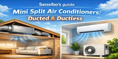 Comparison of ducted and ductless mini split air conditioning systems in a residential home