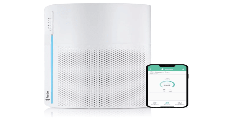 Air purifier helps reduce allergens and improve indoor air