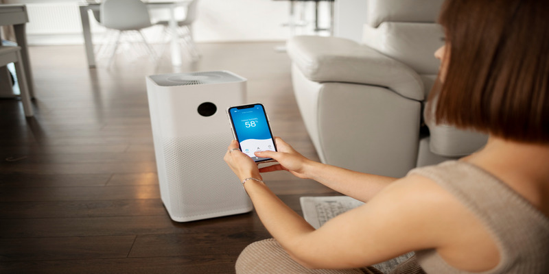 Air purifier from dust. Air purifier from dust.