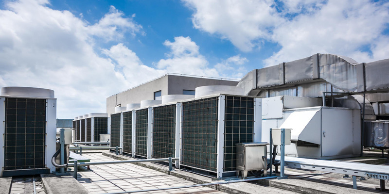 Rooftop HVAC units affecting building air quality