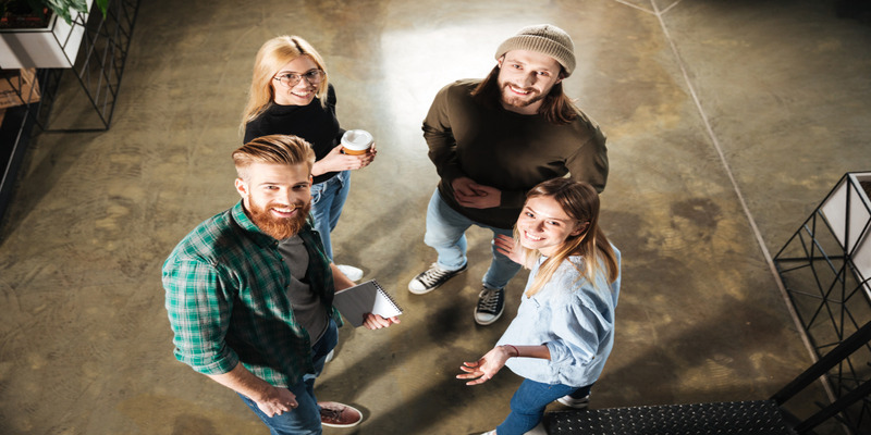 Team discussing through the wall air conditioner installation