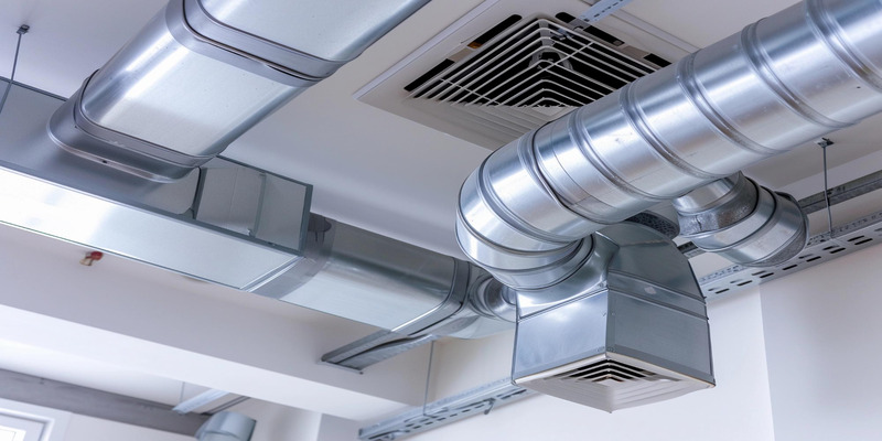 Ventilation ducts system for indoor air circulation